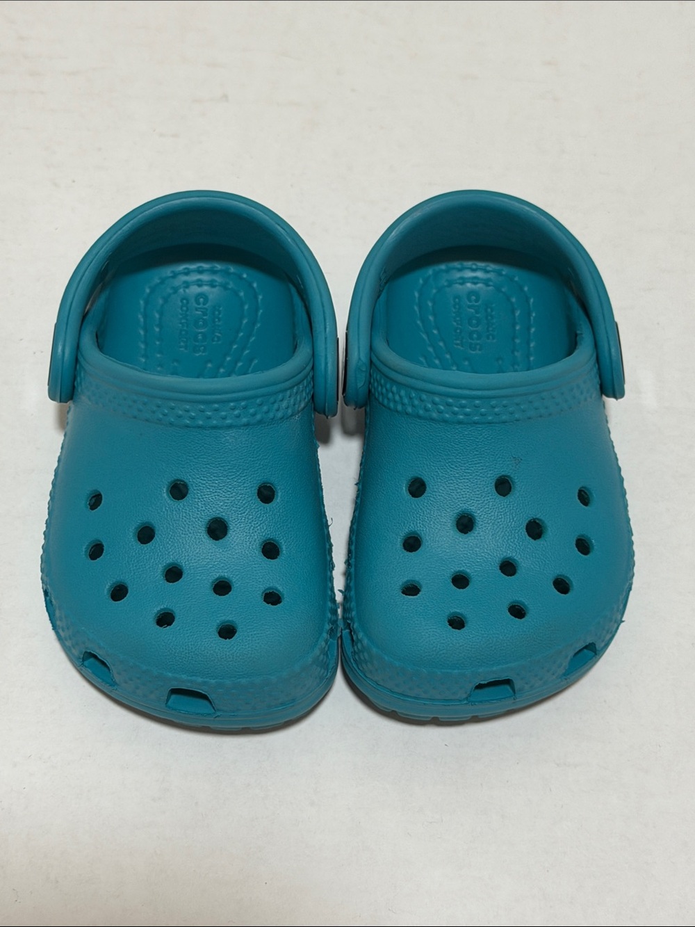 Crocs Classic Teal Clogs Sandals - Toddler Size 4